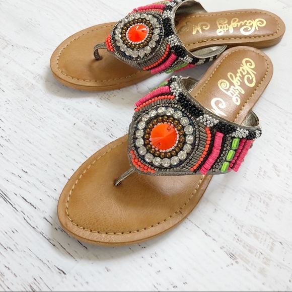 Naughty Monkey Fuchsia Electric Shine Sandal 9 - Picture 6 of 7